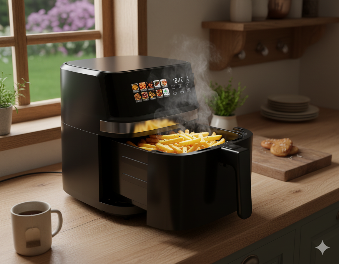 5 powodów, dla których warto zamienić tradycyjną frytkownicę na model air fryer