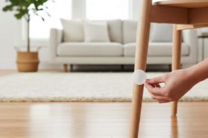 Ochrona podłóg i cisza w domu – rola akcesoriów meblowych